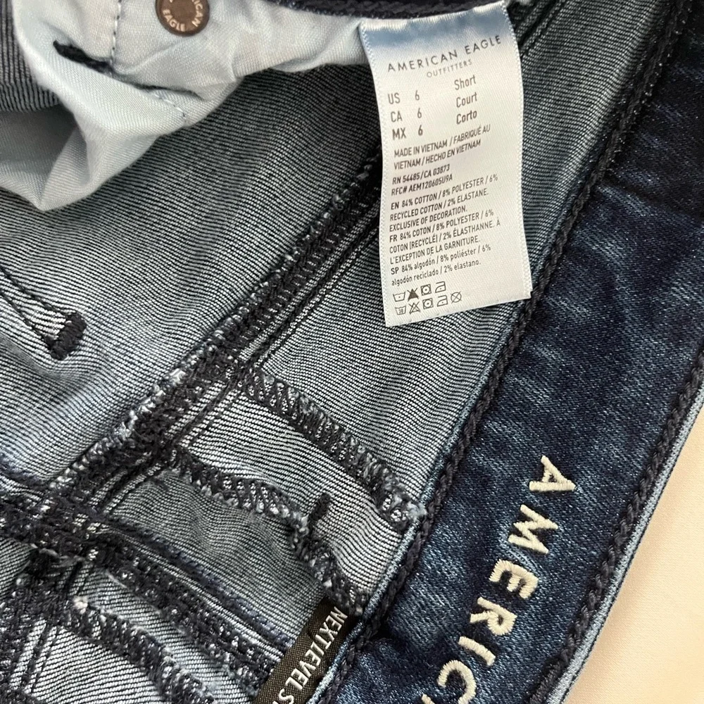 American Eagle Dark Blue Flare Jeans - Picture 5 of 6